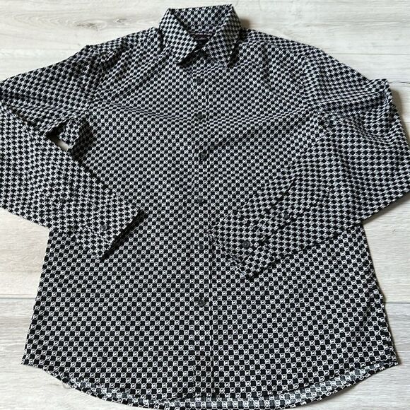 MICHAEL KORS SLIM FIT STRETCH MEN LONG‎ SLEEVE DRESS SHIRT SZ L NWOT - Picture 2 of 3